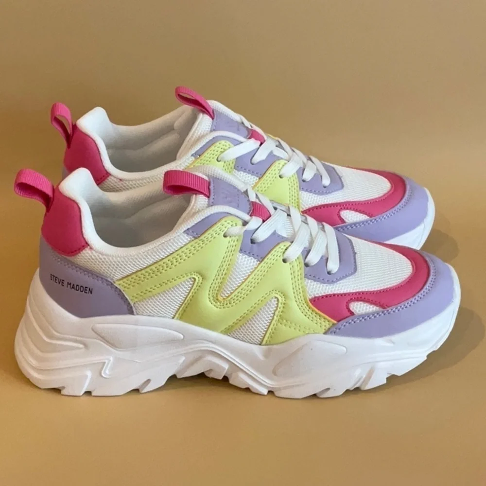 Steve Madden Accurate Purple multi sneaker